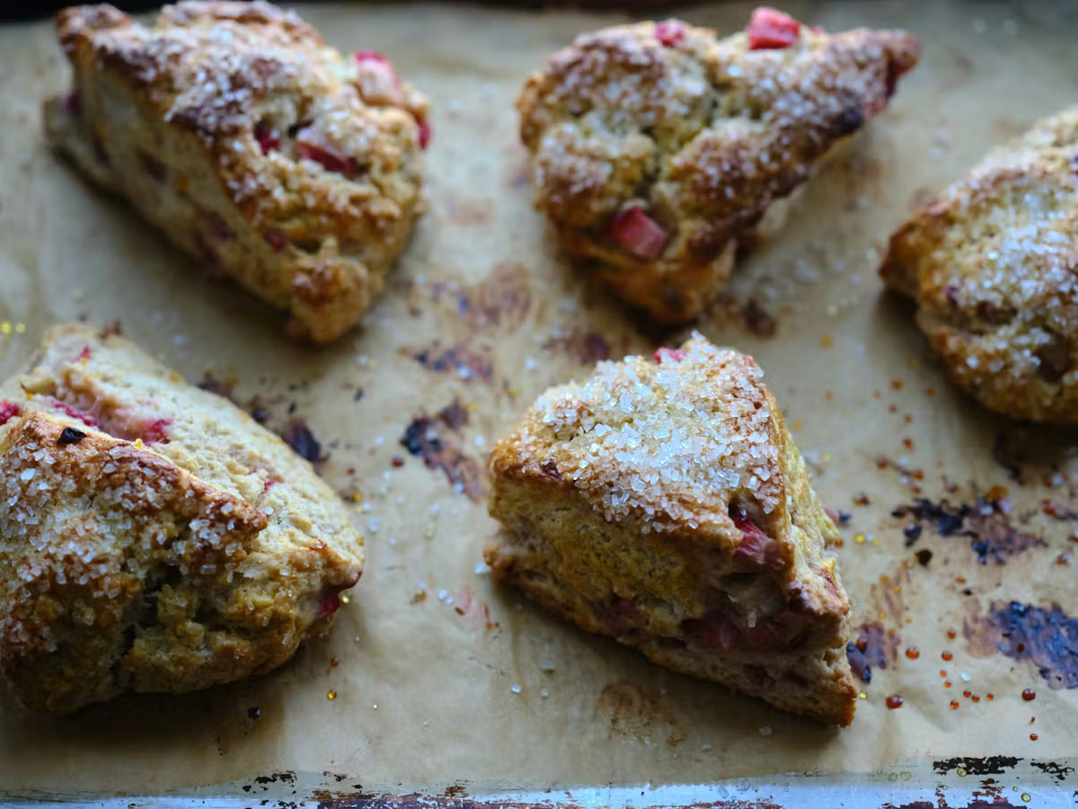 strawberry scones
